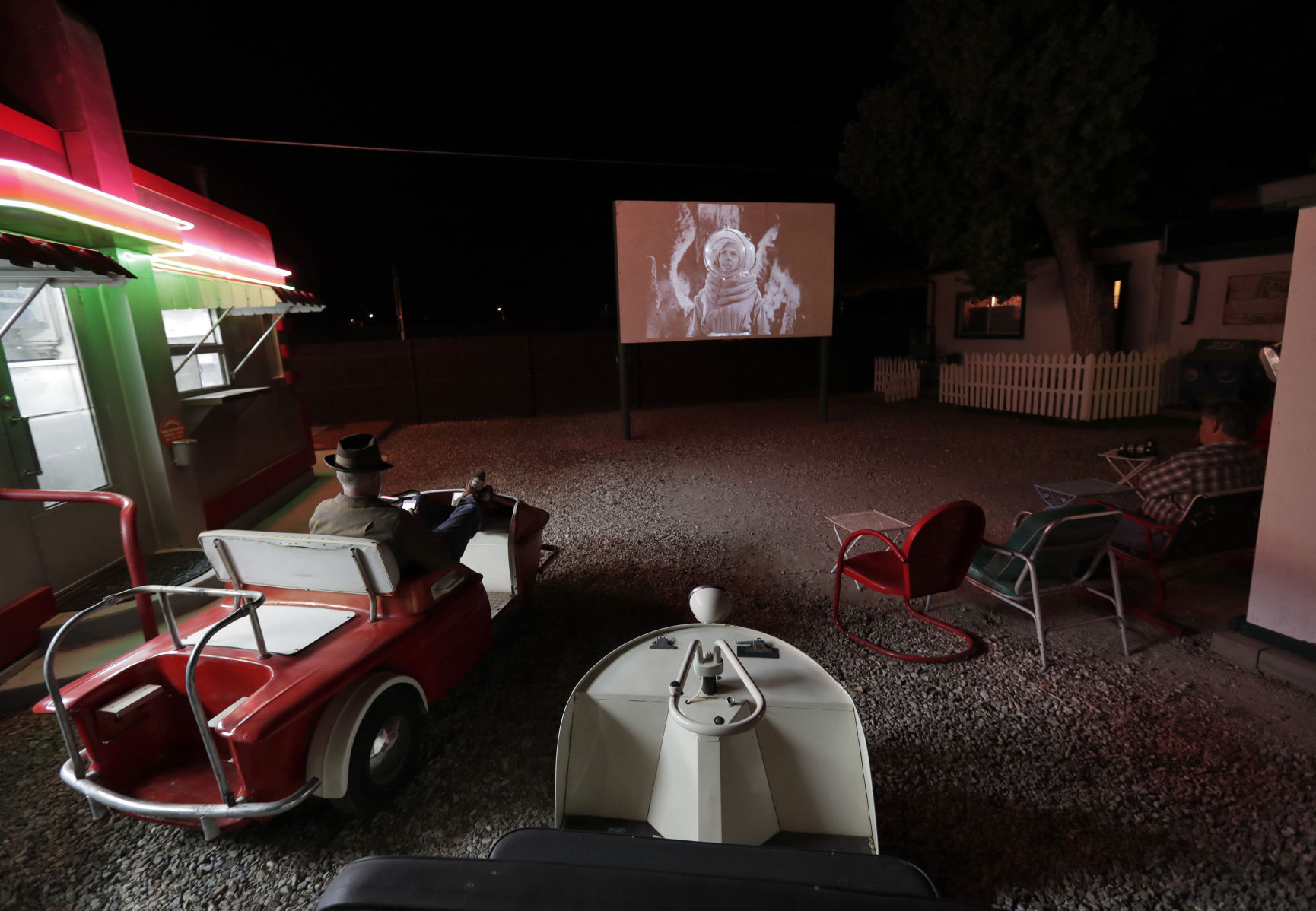 Vintage trailer court